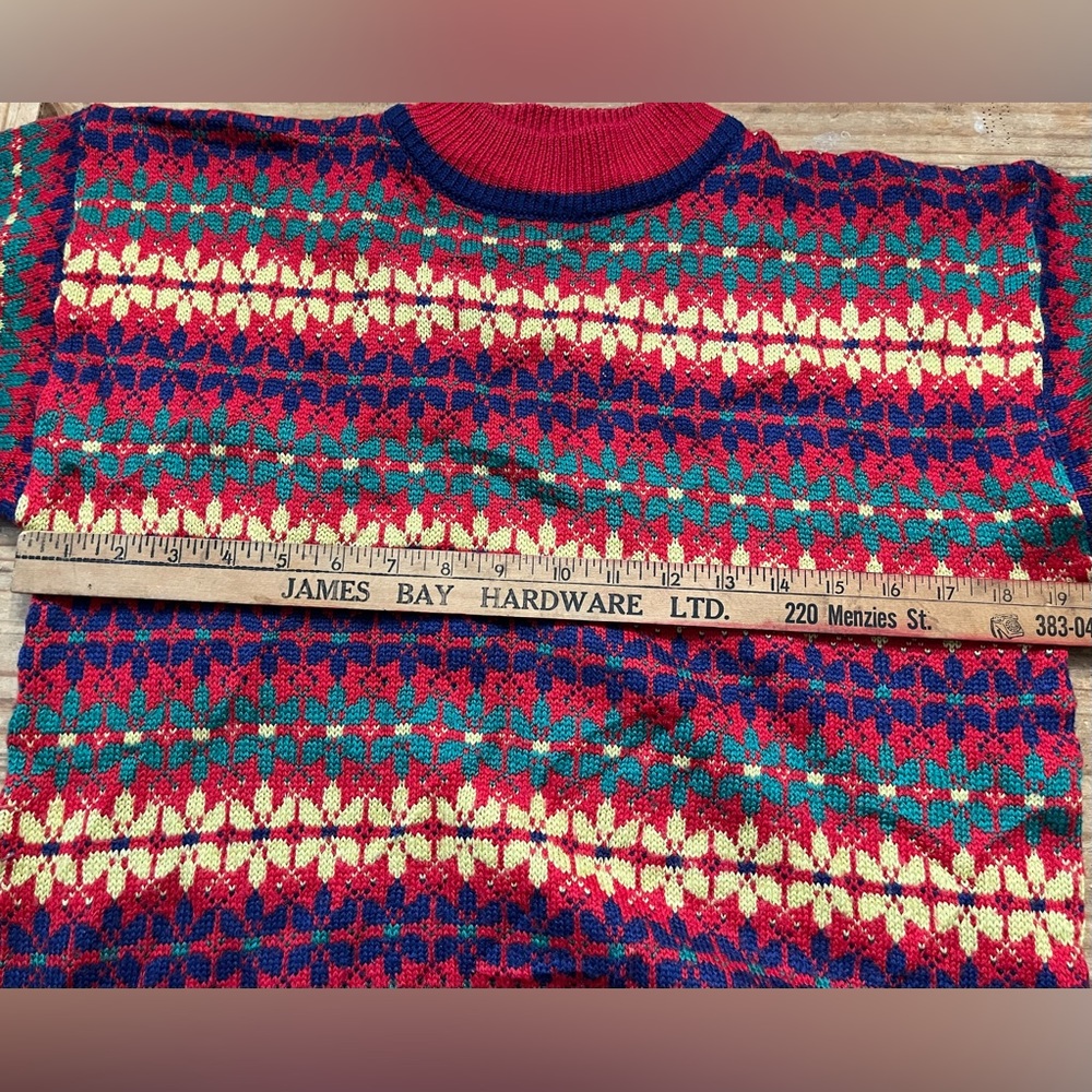 Vintage 1980s abstract Esprit men’s sweater medium
